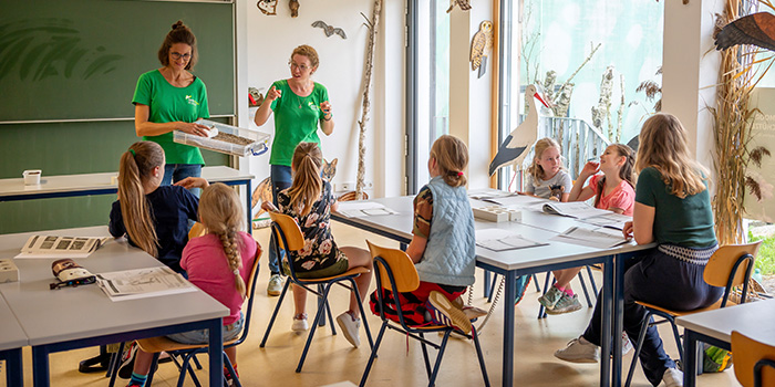 Klassenzimmer im Ried